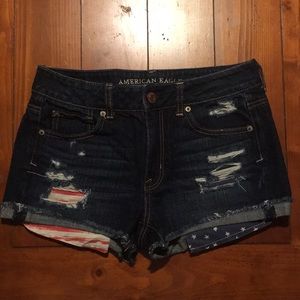 American Eagle high rise shorts